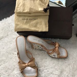 Authentic Louis Vuitton wedges
